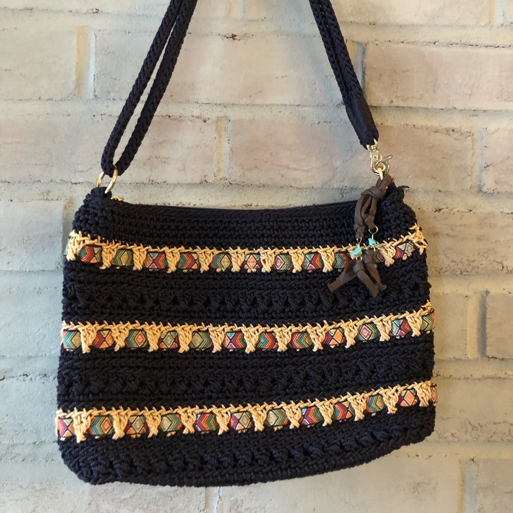 The Sak Purse Blue And Colorful Design